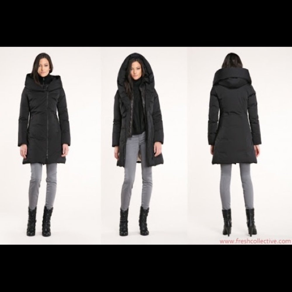 Soia & Kyo Floraine Parka in Black